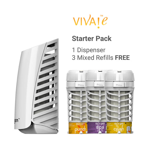 Oxy-gen Powered Viva Air Freshener Starter Kit